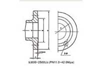 ASME ANSI B166.5A法蘭尺寸